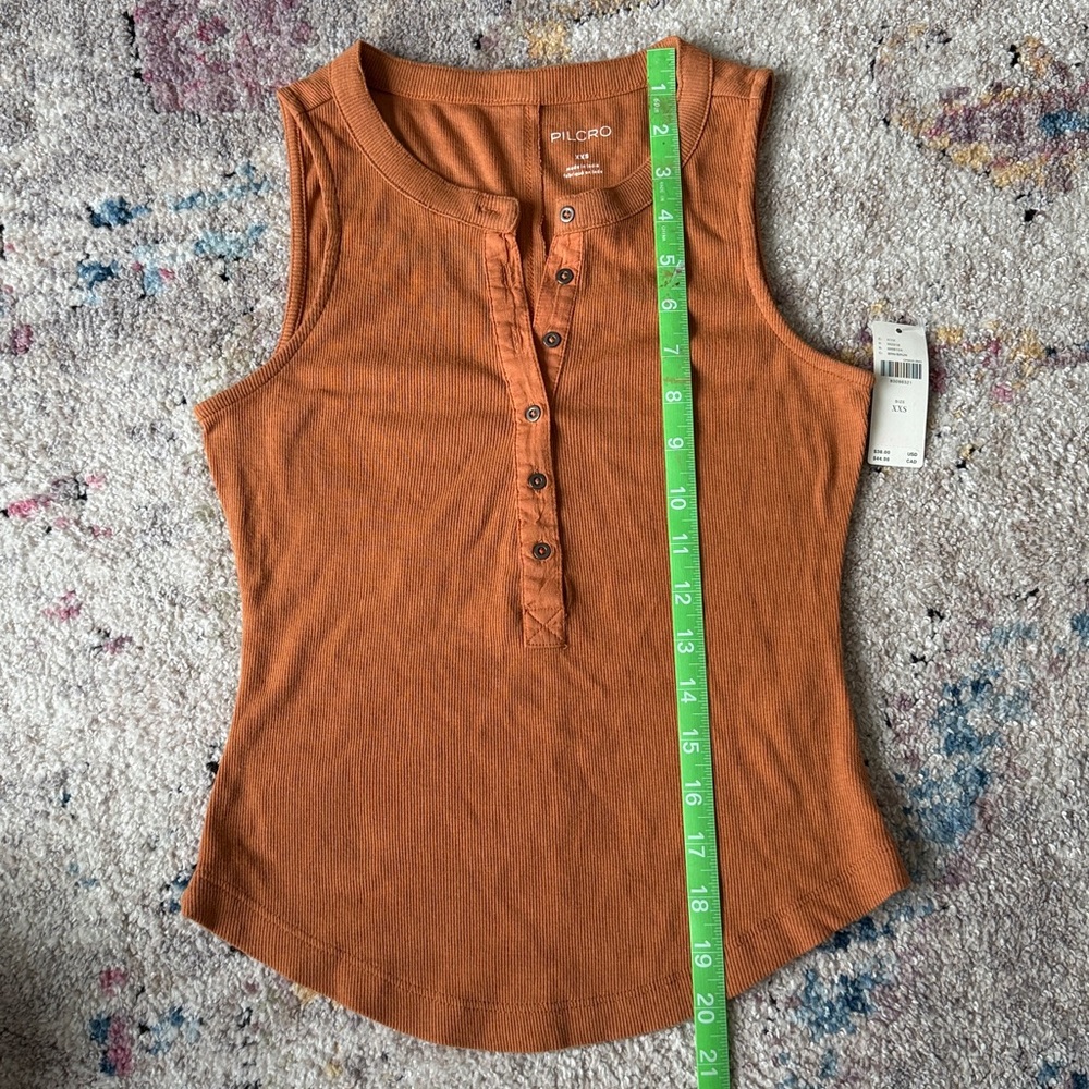 Pilcro Terracotta Tank Top - Picture 5 of 6